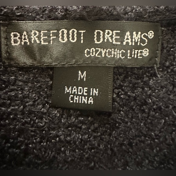 Barefoot Dreams Cozy Chic Lite Hooded Open Front Cardi - Picture 8 of 10